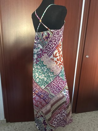 Vestido Verano Estampado Talla M