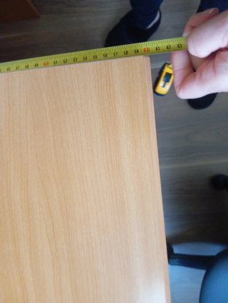 Mesa escritorio/recepción madera