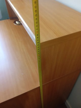 Mesa escritorio/recepción madera