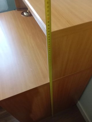 Mesa escritorio/recepción madera
