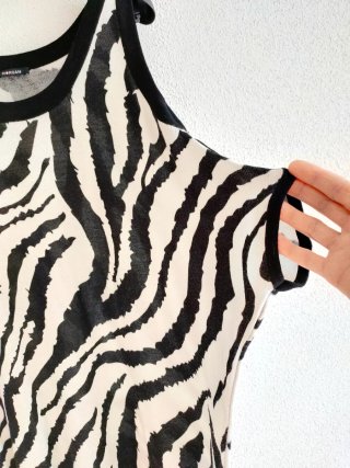 Vestido/Túnica Morgan Talla Única Cebra