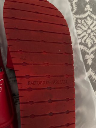 Ciabatte Emporio Armani Rosse