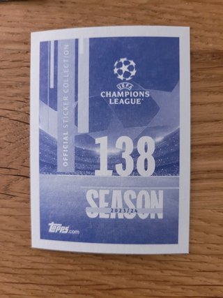 Clección Champions League 23/24 Topps Sin Pegar