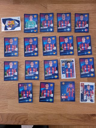 Clección Champions League 23/24 Topps Sin Pegar