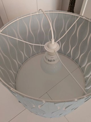 Lámpara de techo Ikea verde/gris