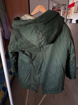 Abrigo acolchado verde Mango
