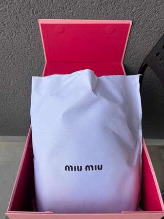 Capazo Miu Miu Beige