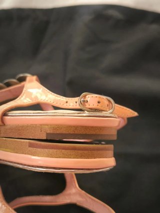Sandalias Chanel Beige y Naranja