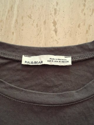 Camiseta Pull&Bear gris