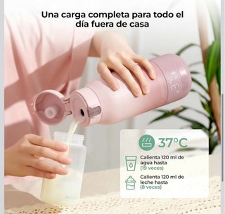 Momcozy Calienta Biberones Portátil Rosa Nuevo