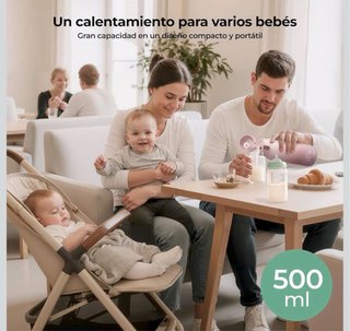 Momcozy Calienta Biberones Portátil Rosa Nuevo