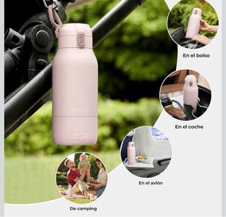 Momcozy Calienta Biberones Portátil Rosa Nuevo