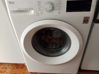Lavadora LG 8kg 1400rpm Blanca