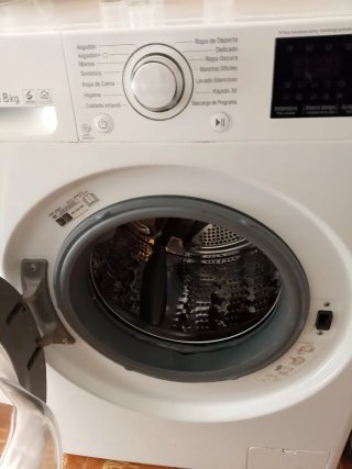 Lavadora LG 8kg 1400rpm Blanca