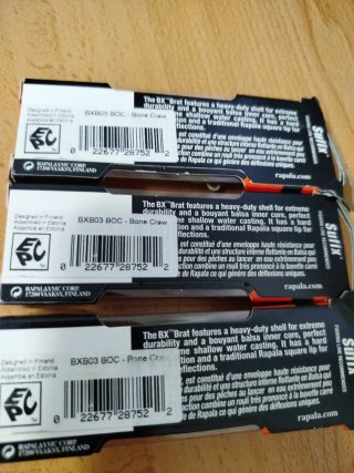 3x Señuelos Rapala BX Brat 3' Depth