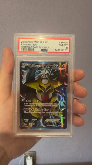 Giratina Plasma Promo PSA 8