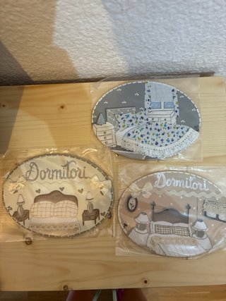 4 Colgadores Decorativos Dormitorio