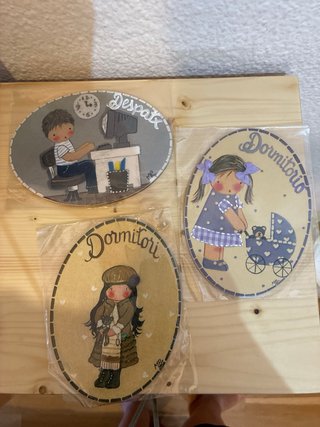 4 Colgadores Decorativos Dormitorio