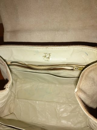 Bolso Dofan ante beige bien cuidado