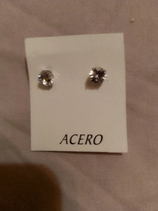 Pendientes Acero Hombre