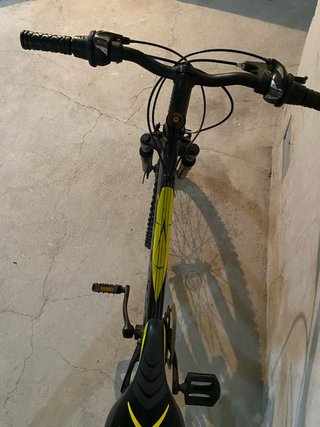 Bicicleta B-Pro Talla S Negra y Amarilla