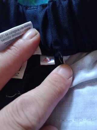 Pantalón de trabajo azul talla 40