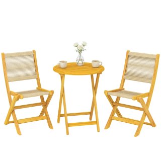 Conjunto Jardín Madera 3 Piezas