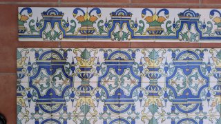 Mural Azulejos Antiguos Principios Siglo XX