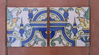 Mural Azulejos Antiguos Principios Siglo XX