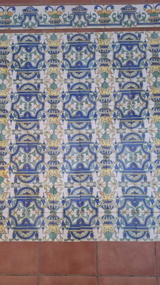 Mural Azulejos Antiguos Principios Siglo XX