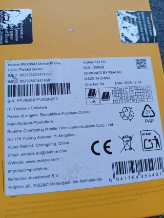 Móvil Realme 5G 14x