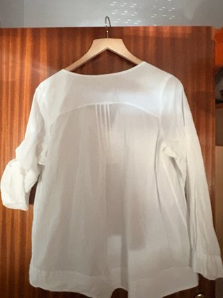 Blusa fresquita blanca mujer