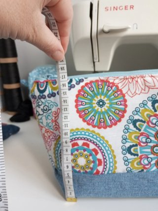 Neceser maquillaje o aseo estampado floral