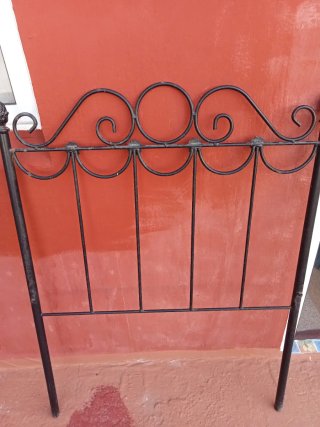 Cabecero de cama de hierro forjado