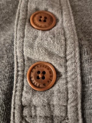 Camiseta Henley Abercrombie & Fitch Talla XL