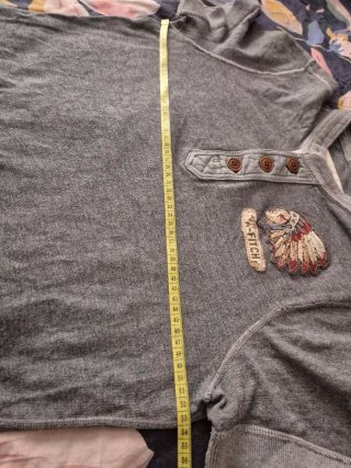 Camiseta Henley Abercrombie & Fitch Talla XL