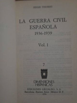 Libros La Guerra Civil Española
