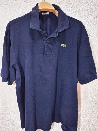 Polo Lacoste Azul Hombre Manga Corta