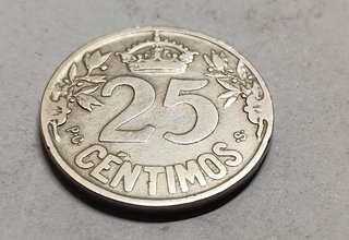 Moneda 25 céntimos 1925 Carabela España