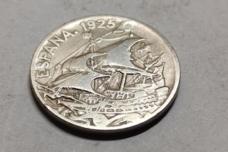 Moneda 25 céntimos 1925 Carabela España