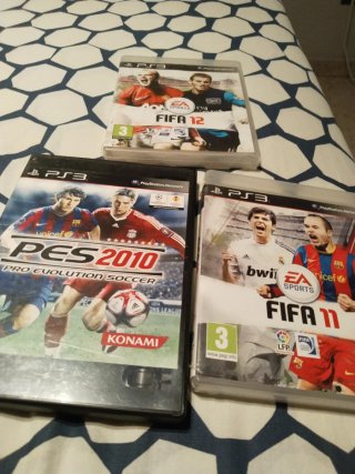 Lote PS3: FIFA 10, 11 y 12
