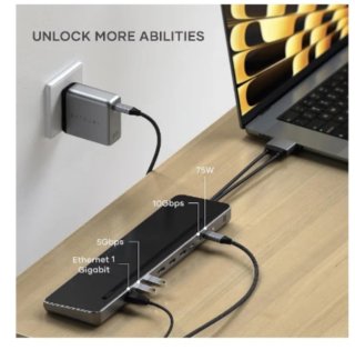SATECHI Docking Station USB-C 10 en 1