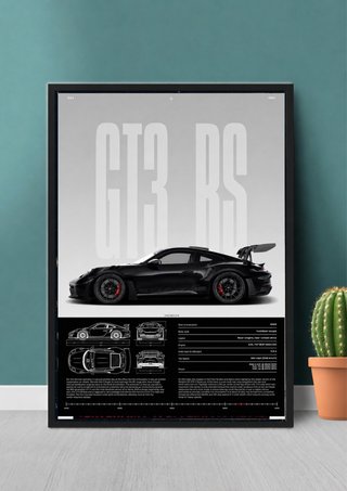 Cuadro Póster PORSCHE 911 GT3 RS superdep