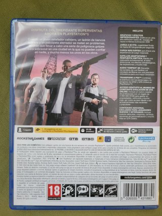 Juego Grand Theft Auto V PS5