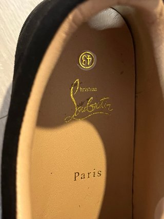 Scarpe eleganti uomo Christian Louboutin nere