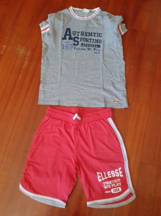 Completo T-shirt e pantaloncini Ellesse