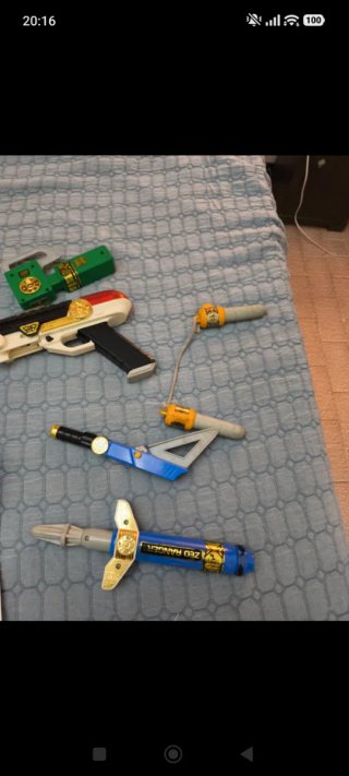 Armas Zeo 7 en 1 power rangers