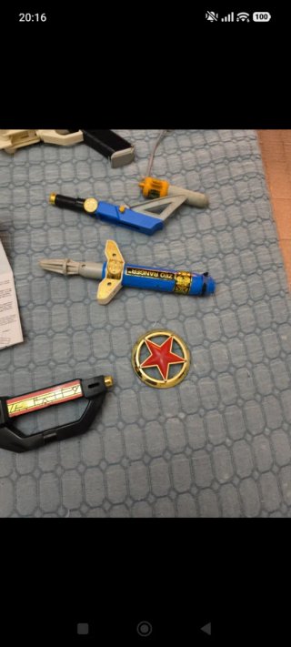 Armas Zeo 7 en 1 power rangers