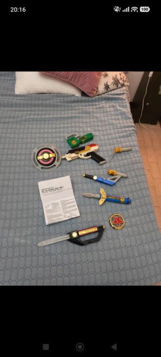 Armas Zeo 7 en 1 power rangers