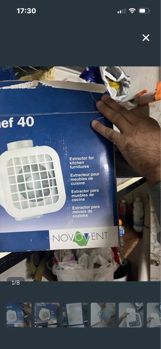 Extractor de cocina Chef 40 Novovent